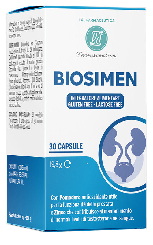 Biosimen 30 Capsule 660 Mg Senza Glutine Senza Lattosio