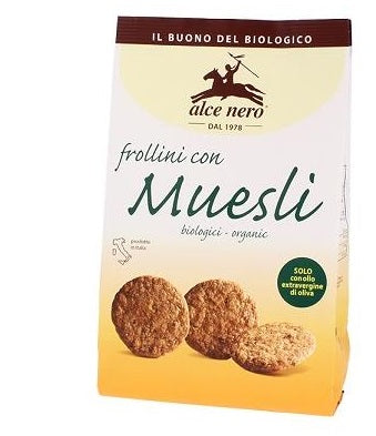 ALCE NERO Frollini C/Muesli Bio 250g - Lovesano