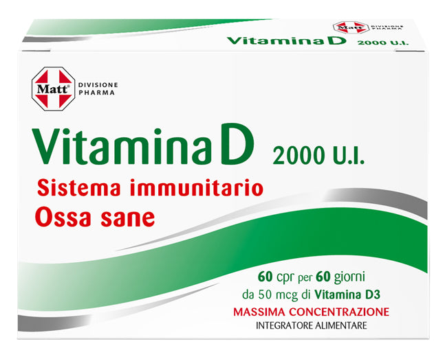 Matt Pharma Vitamina D 60 Compresse - Lovesano