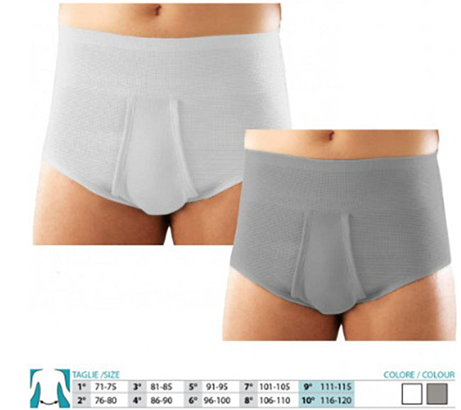 Orione 309 Slip Uomo Contenitivo Aperto Grigio 2 - Lovesano