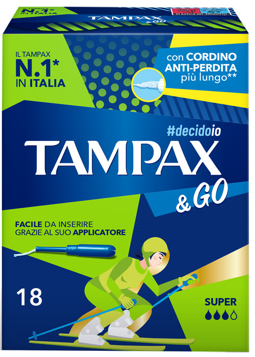 Tampax &go Super 18 Pezzi - Lovesano