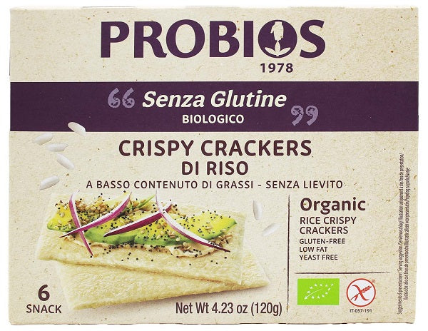 Crispy Crackers Riso 6 Pezzi Da 20 G - Lovesano
