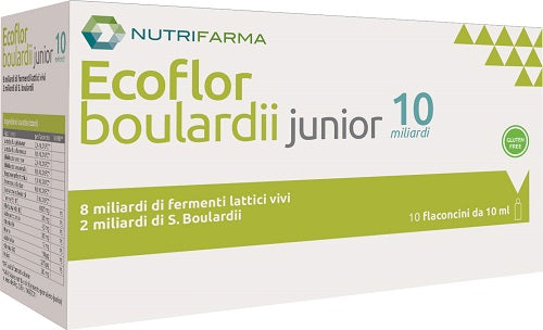 Ecoflor Boulardii Junior 10 Miliardi 10 Flaconcini Da 10 Ml - Lovesano