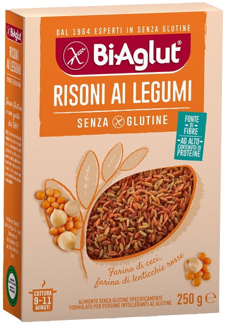 BIAGLUT RISONI AI LEGUMI 250G - Lovesano
