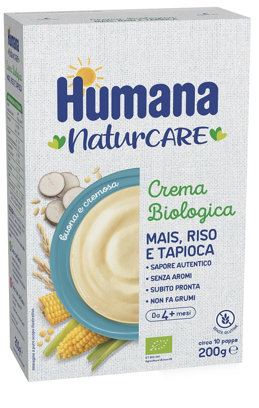 Humana Crema Mais Riso Tapioca Bio 200 G - Lovesano