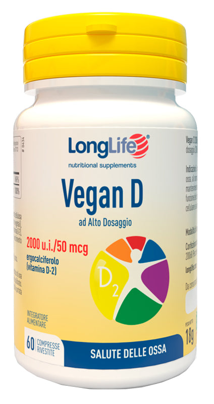 LONGLIFE VEGAN D 60CPR - Lovesano