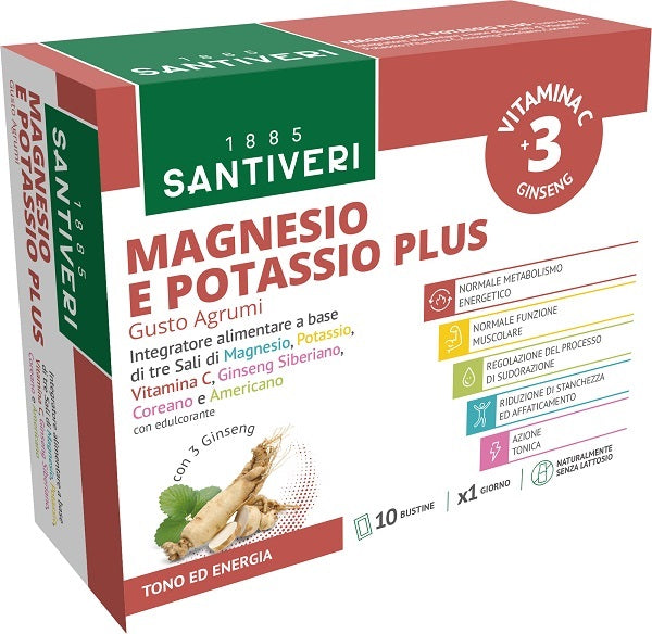 Magnesio & Potassio Plus Sali Minerali 10 Bustine - Lovesano