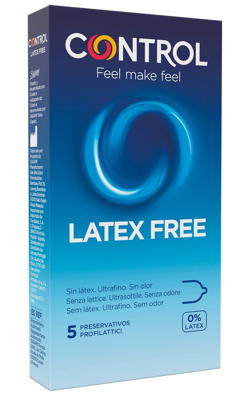 CONTROL NEW LATEX FREE 5PZ - Lovesano