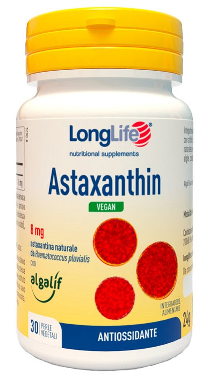 Longlife Astaxanthin Vegan 30 Perle - Lovesano