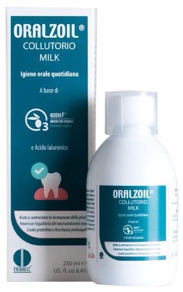 Oralzoil Collutorio Milk 250 Ml Senza Alcol Senza Glutine Senza Lattosio