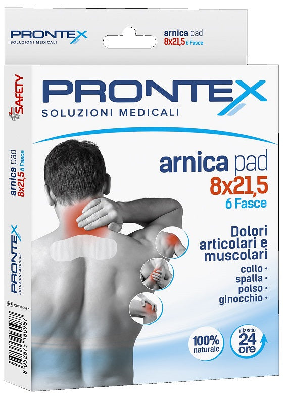 PRONTEX Arnica Pad 8x21,5 6pz - Lovesano