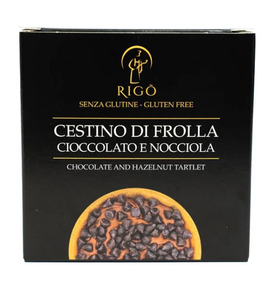 Rigo' Cestino Frolla Cioccolato E Nocciola 60 G - Lovesano