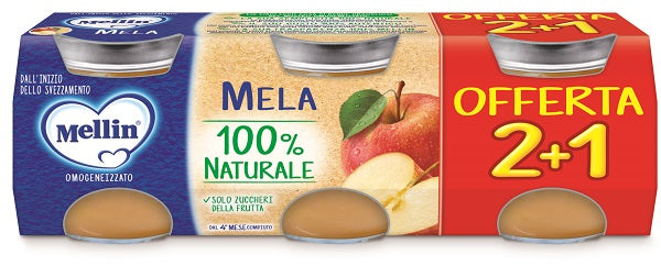 MELLIN Omog.Mela 2+1x100g - Lovesano