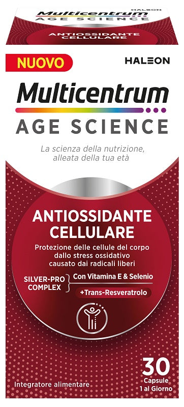 Multicentrum Age Science Antiossidante Cellulare 30 Capsule - Lovesano