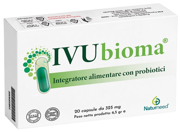 Ivubioma 20 Capsule Senza Glutine Naturalmente Privo Di Lattosio
