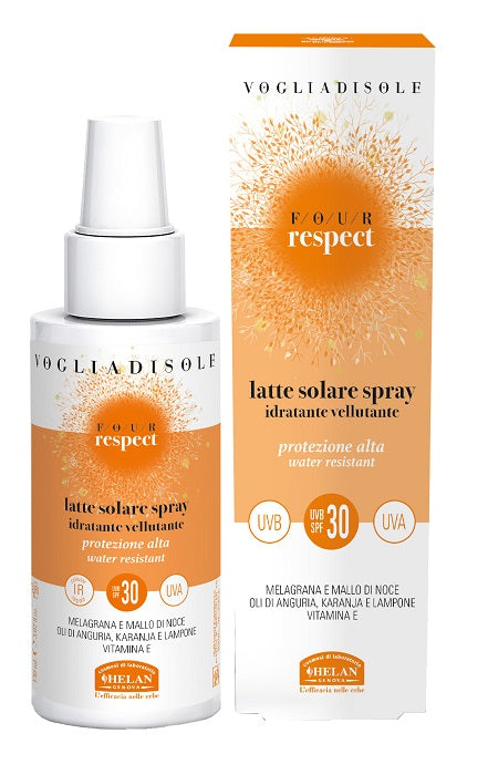 Voglia Di Sole Four Respect Latte Solare Spray Spf30 150 Ml - Lovesano