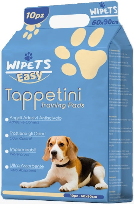 Wipets Easy Tappetini Pet Easy 60x90 Cm 10 Pezzi - Lovesano
