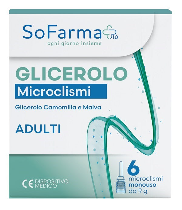 Glicerolo Microclismi Adulti 9 G 6 Pezzi Sofarmapiu' - Lovesano