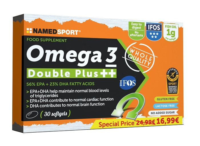 OMEGA 3 DOUBLE PLUS 30SOFTGEL< - Lovesano