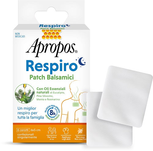 Apropos Respiro Patch Balsamici 6 Pezzi - Lovesano