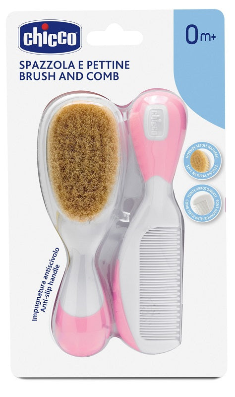 Chicco Spazzola + Pettine Rosa - Lovesano