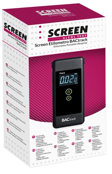 Screen Alcol Test Screen Etilometro Bactrack - Lovesano