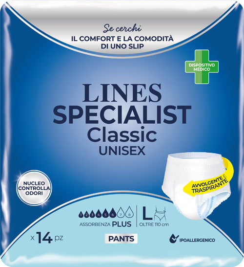 LINES CLAS PANTS PLUS L 14PZ - Lovesano