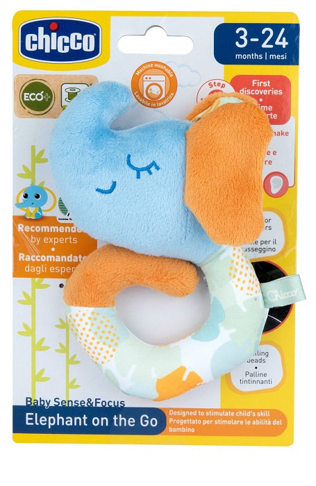 Chicco Gioco Baby Sense&focus Trillino Soft Elefante Eco+ - Lovesano