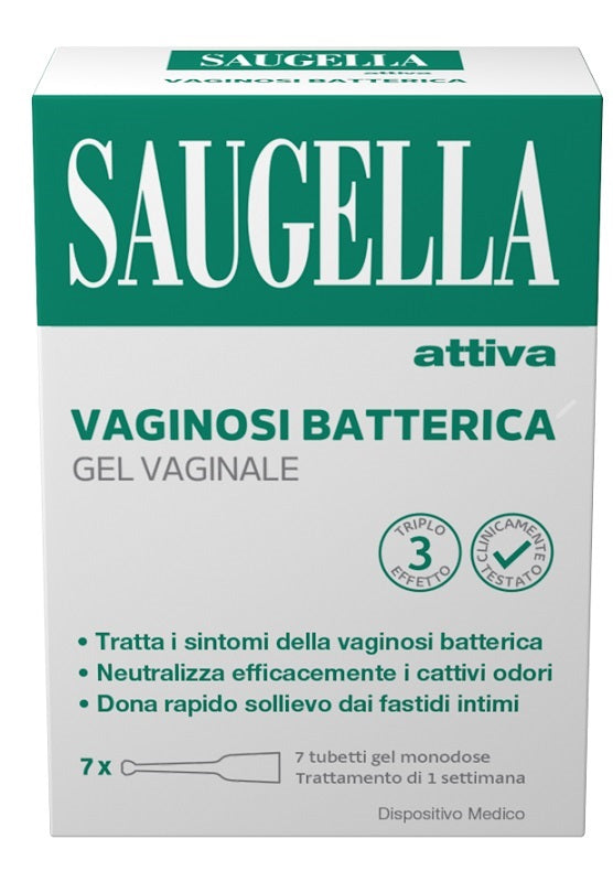 Saugella Attiva Vaginosi Batterica Gel Vaginale 7 Tubetti Monodose - Lovesano