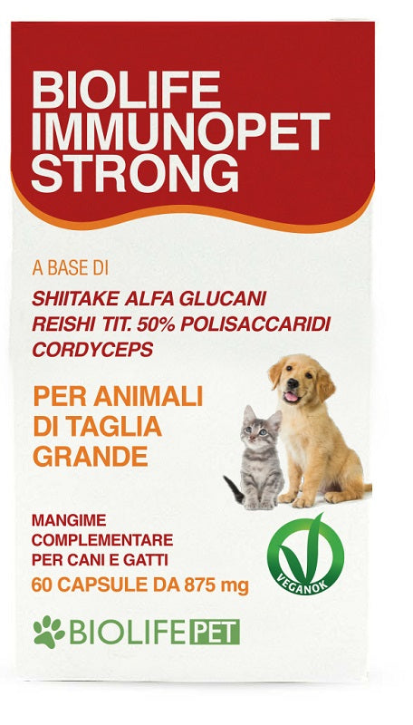 BIOLIFE IMMUNOPET STRONG 60CPS - Lovesano
