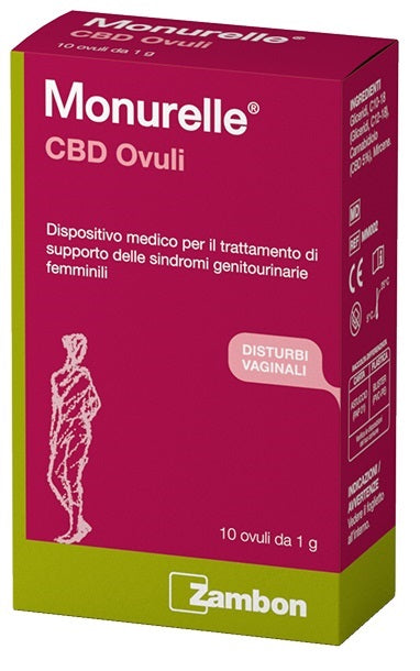 Monurelle Cbd 10 Ovuli 1 G