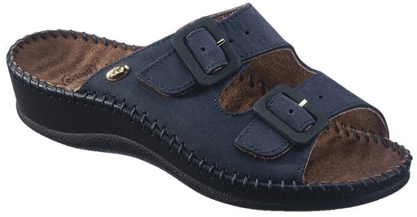 Weekend Nubuck Womens Massage Navy Blue 36 - Lovesano