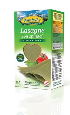 FARABELLA Pasta Lasagne con Spinaci 250g - Lovesano 