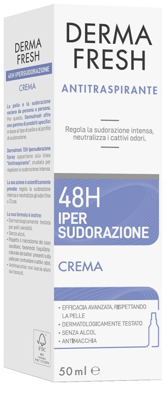 Dermafresh 48h Ipersudorazionecrema 50 Ml - Lovesano