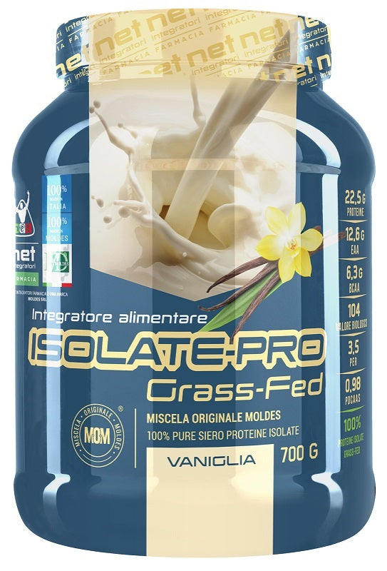 Net Integratori Farmacia Isolate Pro Grass Fed Vaniglia 700 G - Lovesano