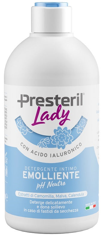 Lady Presteril Detergente Intimo Emolliente/ph Neutro 500 M L - Lovesano