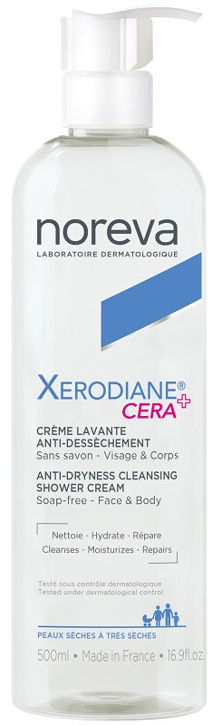 Xerodiane Cera+ Creme Lavante Anti-dessechement 500 Ml