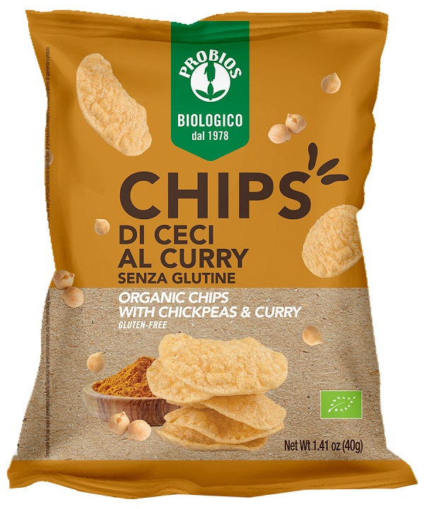 PROBIOS CHIPS CECI CURRY S/G 40G - Lovesano