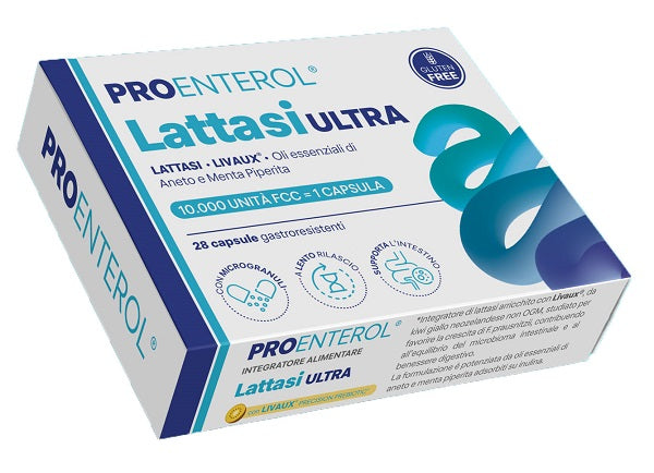 Proenterol Lattasi Ultra 28 Capsule Gastroresistenti Senza Glutine
