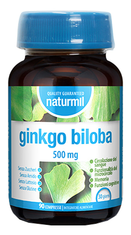 Naturmil Ginkgo Biloba 500 Mg 90 Compresse - Lovesano