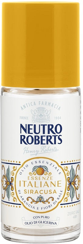 Neutro Roberts Essenze Italiane Roll On Siracusa 50 Ml