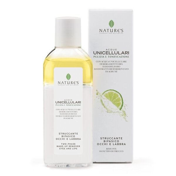 Acque Unicellulari Struccante Bifase Occhi Labbra 125 Ml Nature's - Lovesano