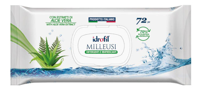 Idrofil Salviettine Milleusi 72 Pezzi - Lovesano