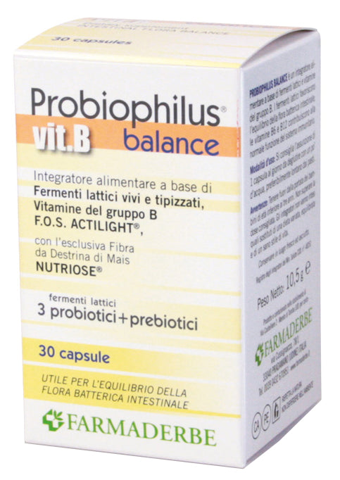 PROBIOPHILUS VITAMINA B 30CPS - Lovesano