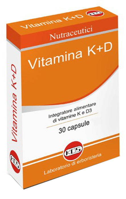 VITAMINA K+D VEGETALE 30CPS KOS - Lovesano