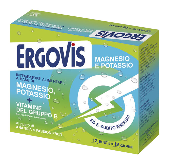 Ergovis Mg+k Vitamine B Con Zucchero 12 Bustine - Lovesano