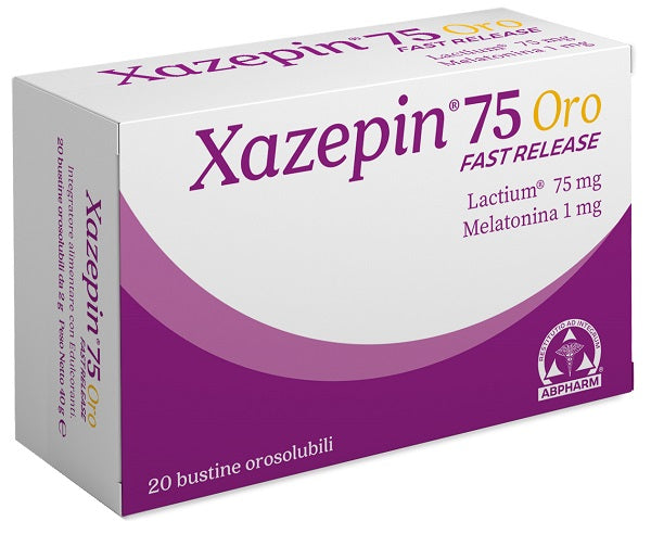 Xazepin 75 Oro Fast Release 20 Bustine - Lovesano