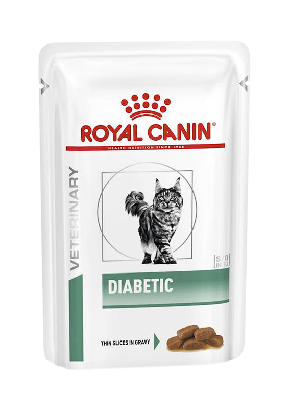 V VHN WET CAT DIABETIC 12X85G - Lovesano