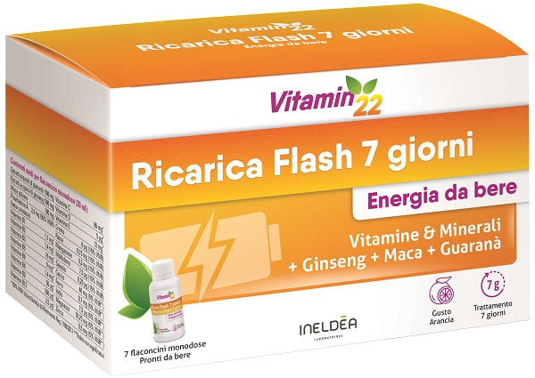 Vitamin'22 Ricarica Flash 7 Flaconcini - Lovesano