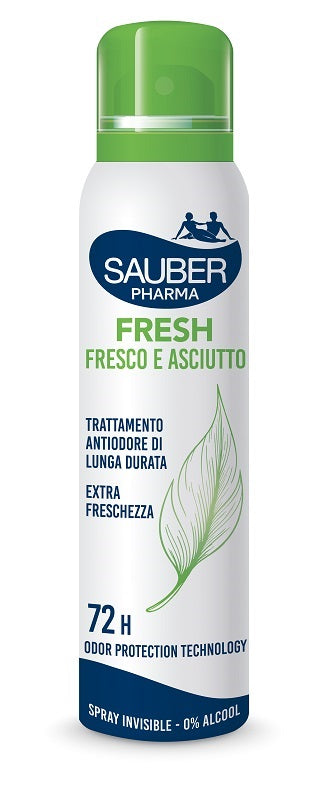 Sauber Deo 72h Fresh Fresco E Asciutto Spray 150 Ml - Lovesano